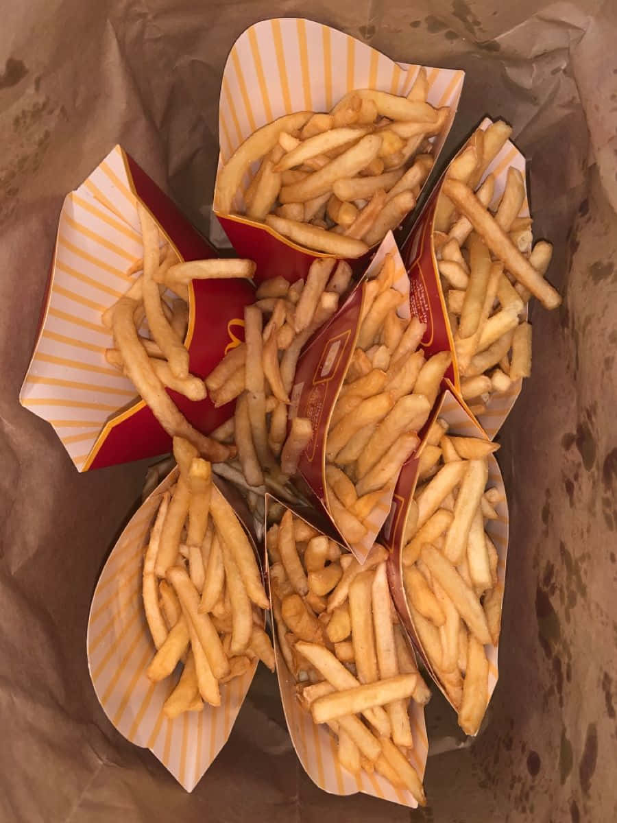 Paper Bag Of Fries Mcdonalds Food Picture