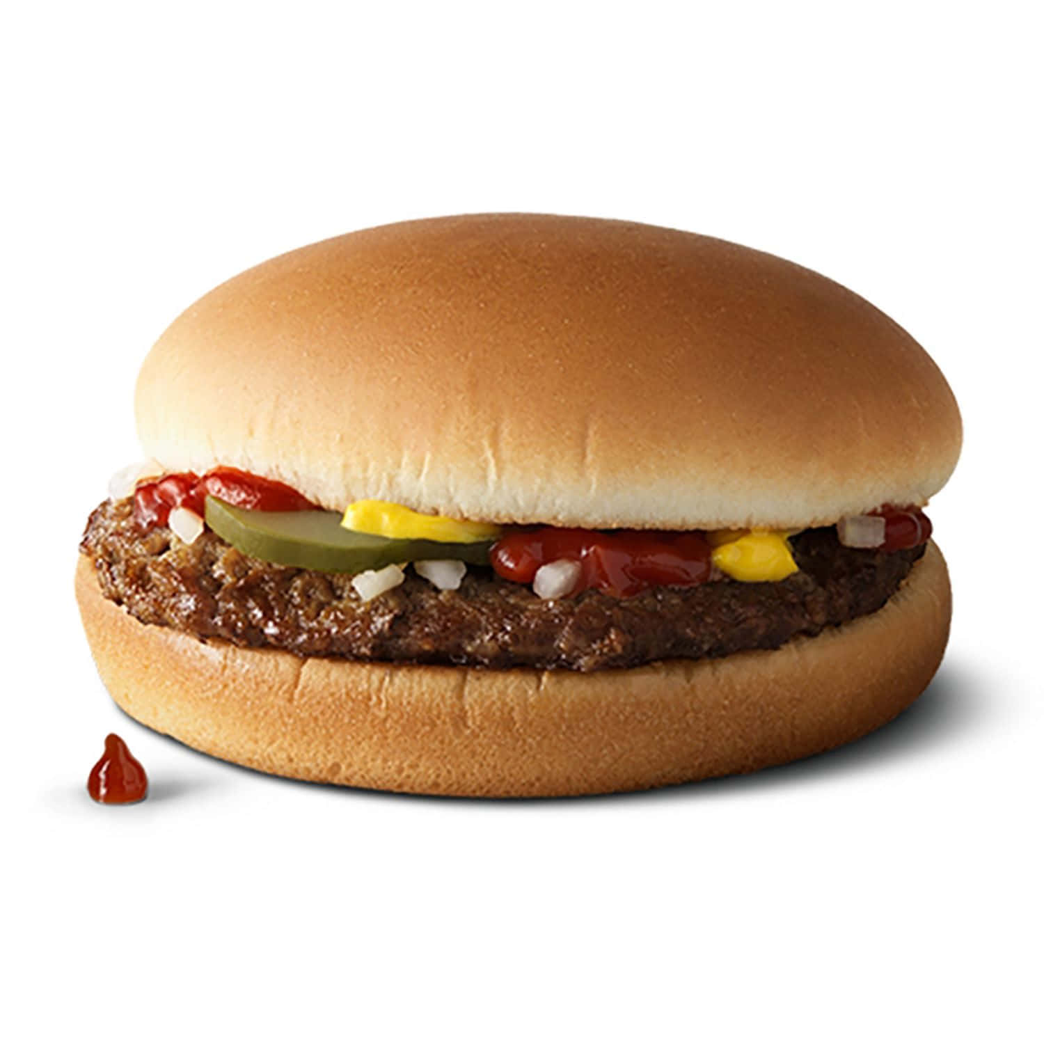 Download Mcdonald's Burger With Ketchup And Mustard | Wallpapers.com