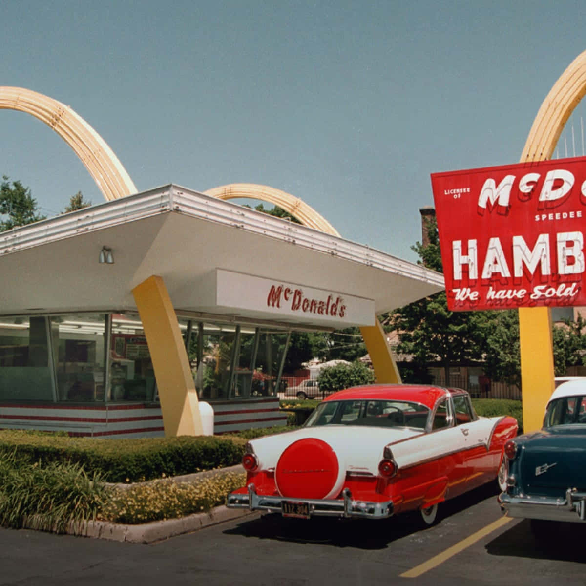 Hambúrgueresdo Mcdonald's Na Década De 1950.