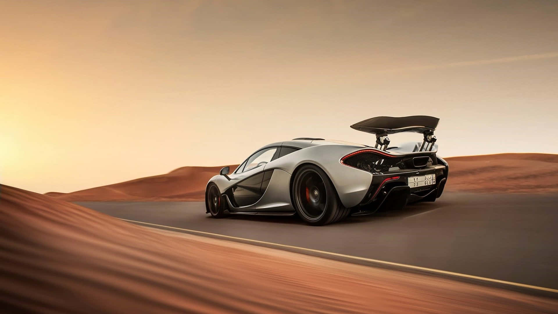 Sleek McLaren Supercar in Vibrant Setting
