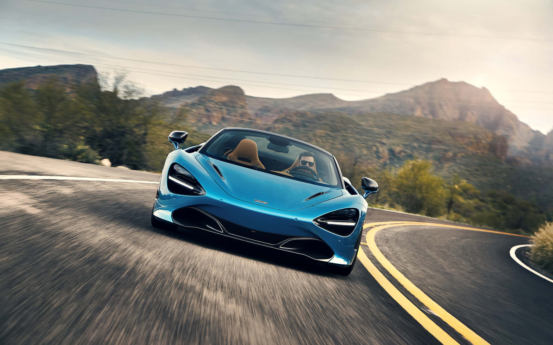 Mclaren 720s Spider I Full Glans Bakgrunnsbildet