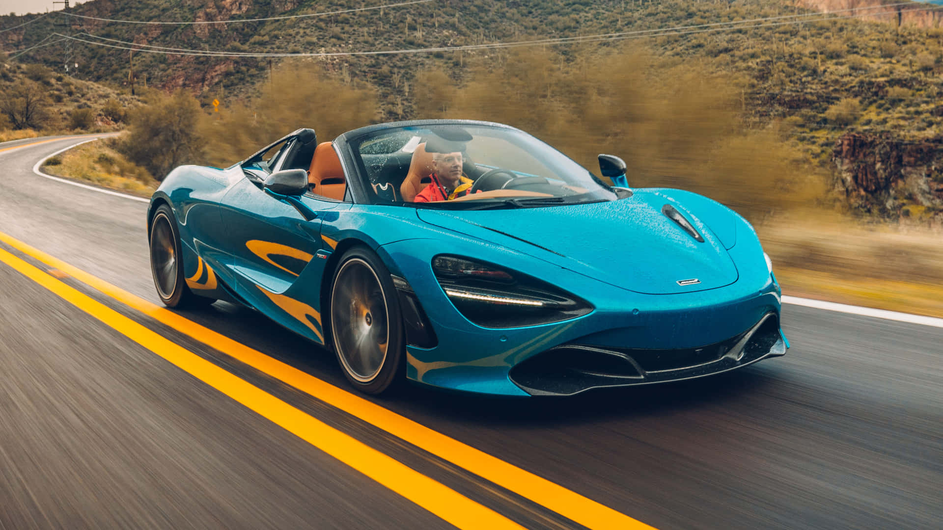 Mclaren 720s Spider Déchaînée Fond d'écran