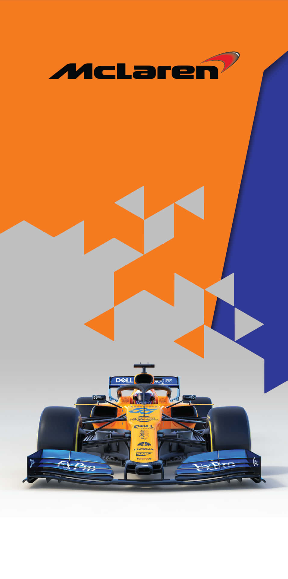 Image  McLaren Formula 1 racing car speeding on the track Wallpaper