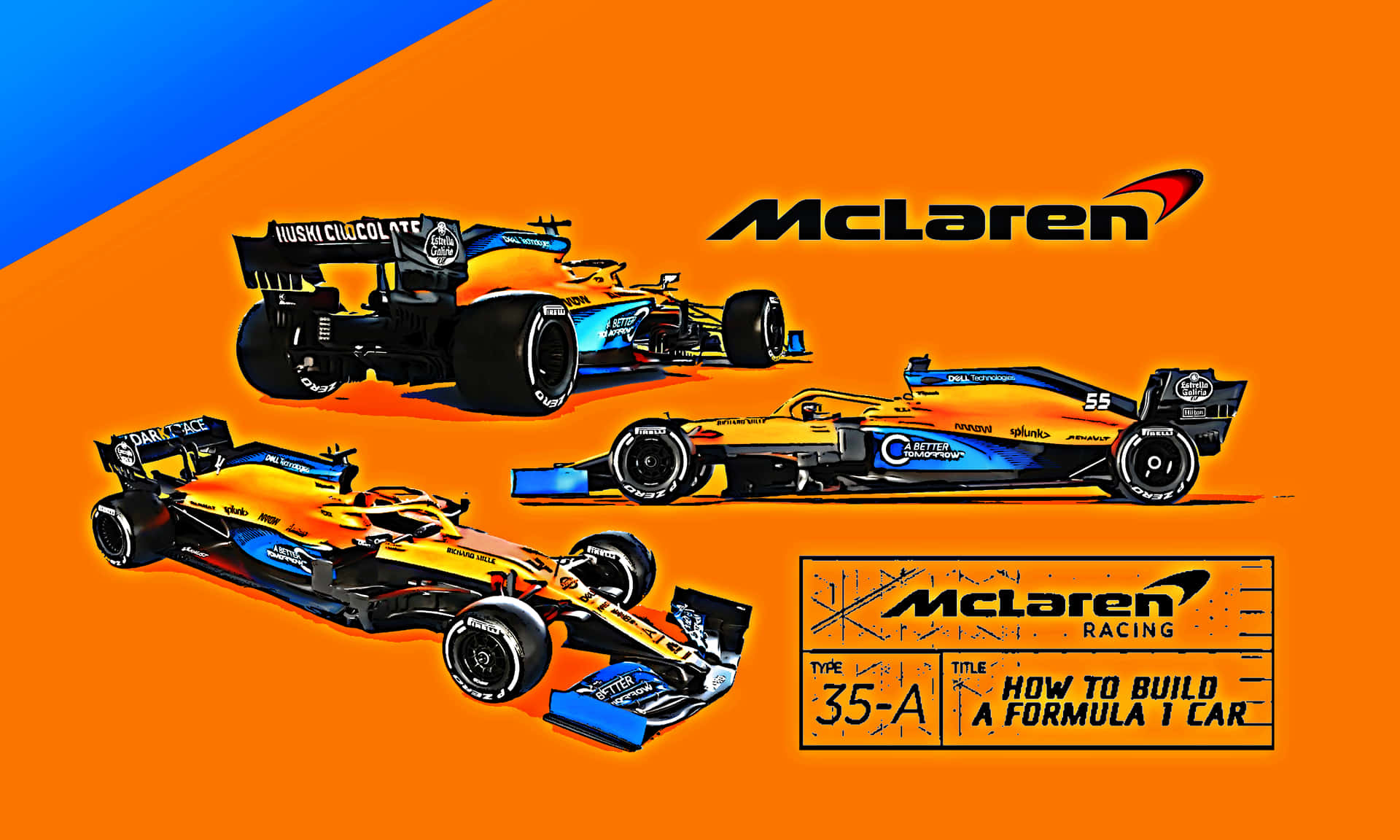Race To Victory With Mclaren Formula 1 Wallpaper