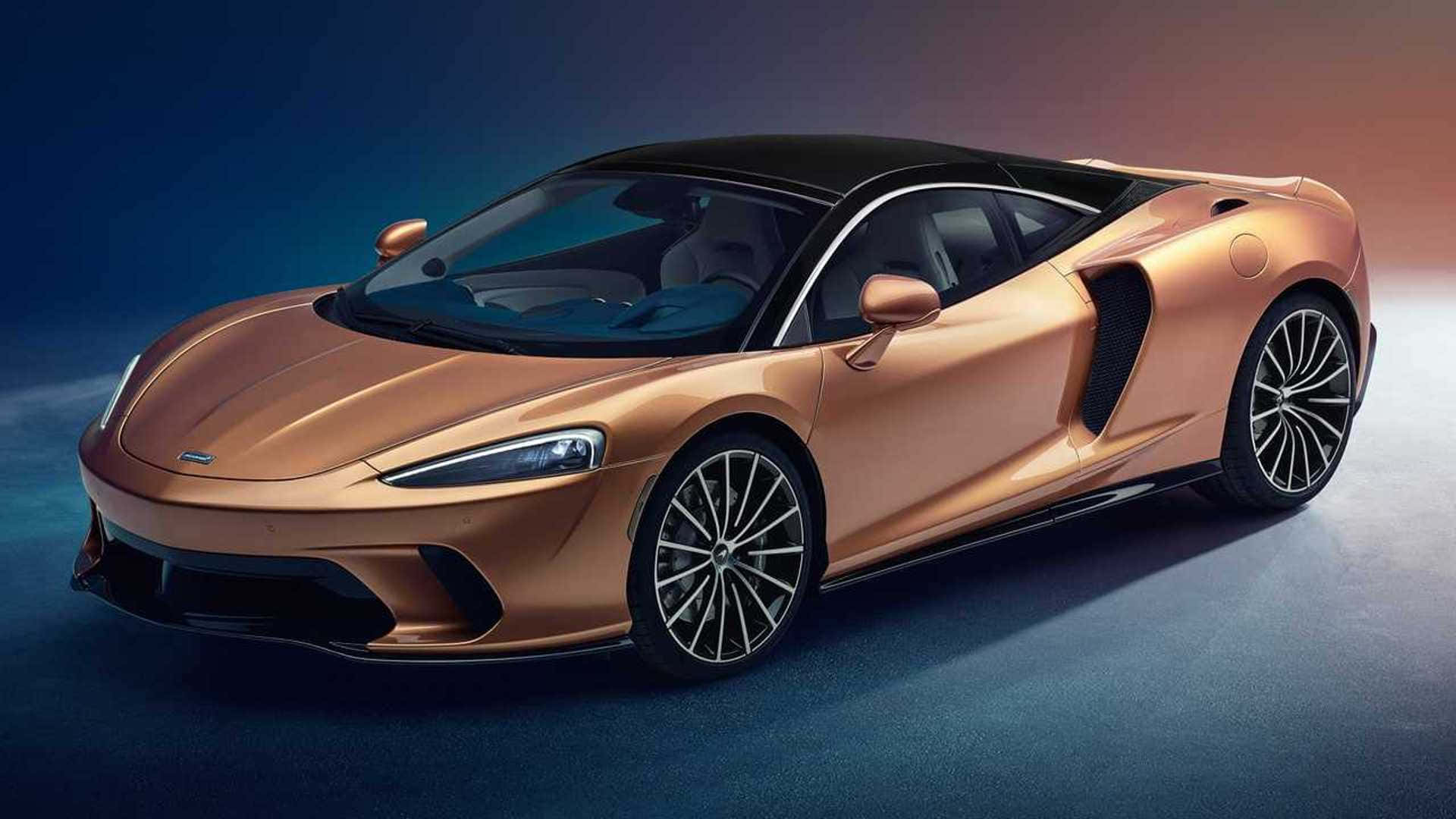 Caption: Sleek and Stunning McLaren GT on Display Wallpaper