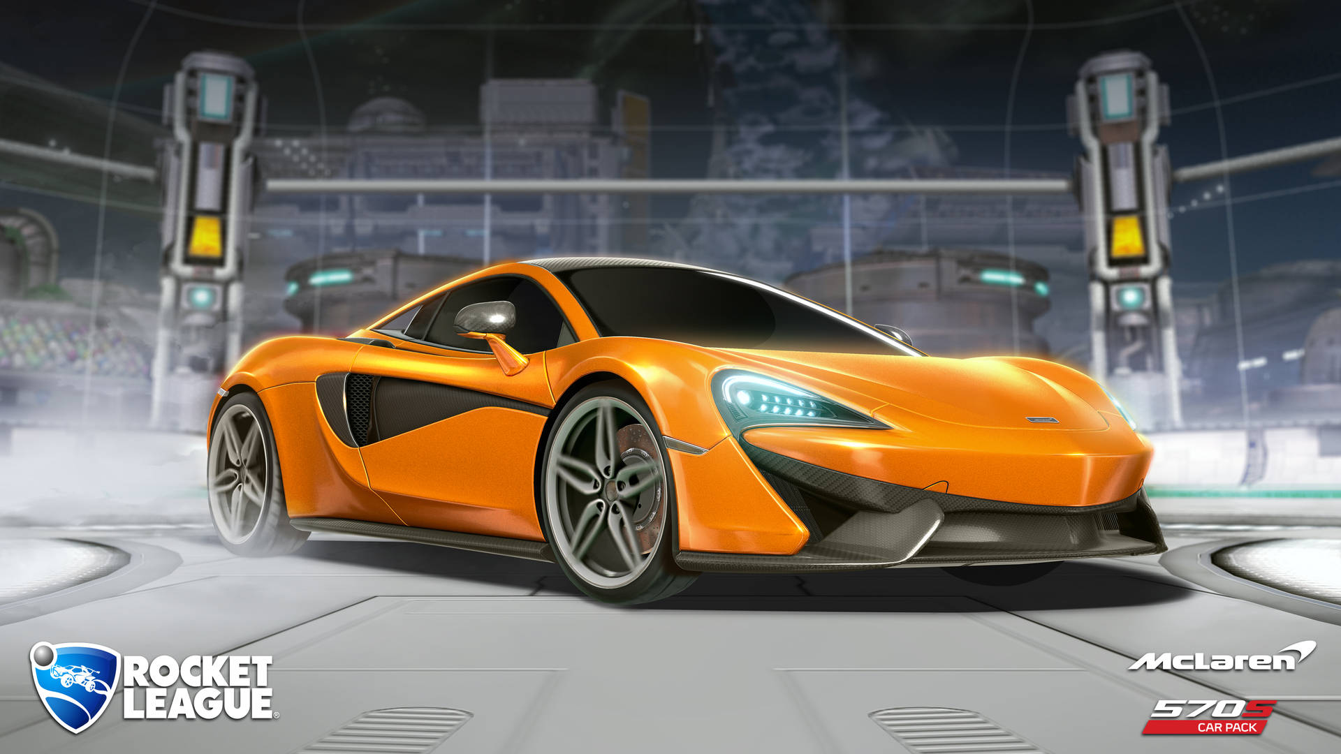 McLaren Rocket League Car 2K Wallpaper