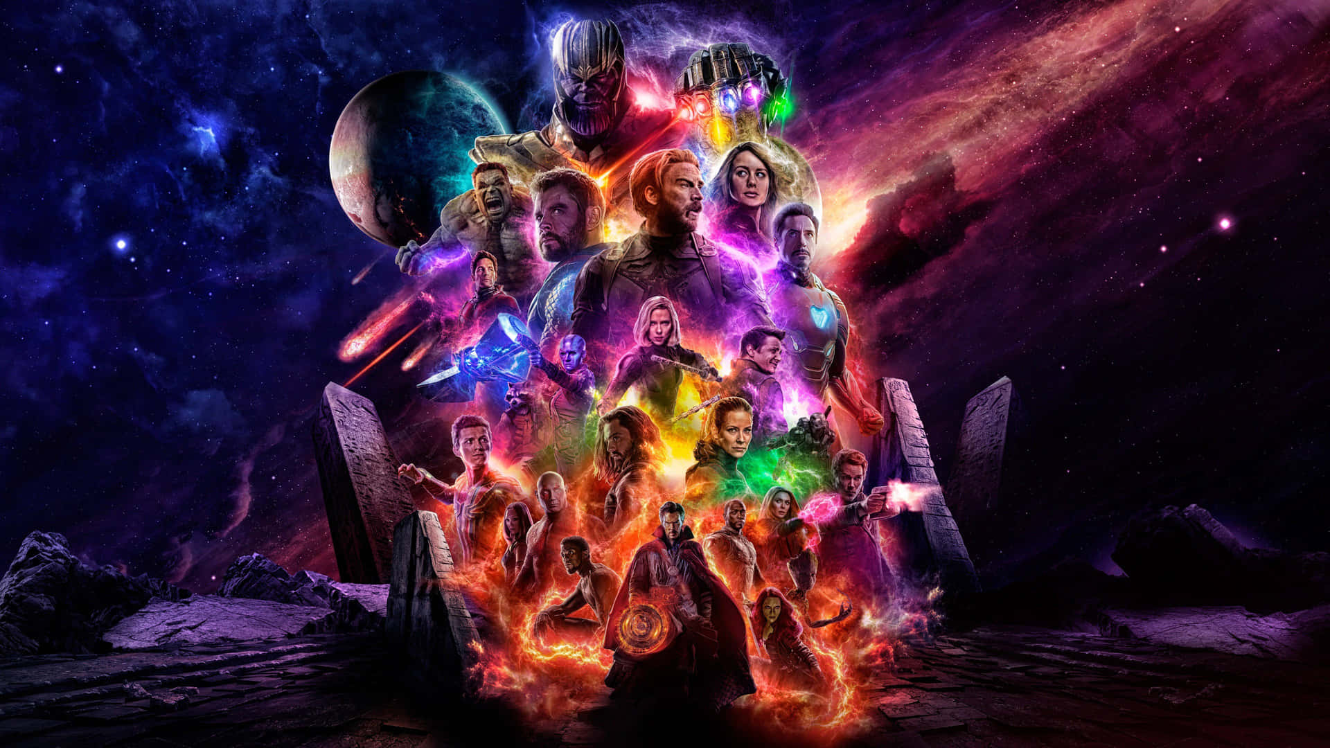Trittdem Marvel Cinematic Universe Bei Wallpaper