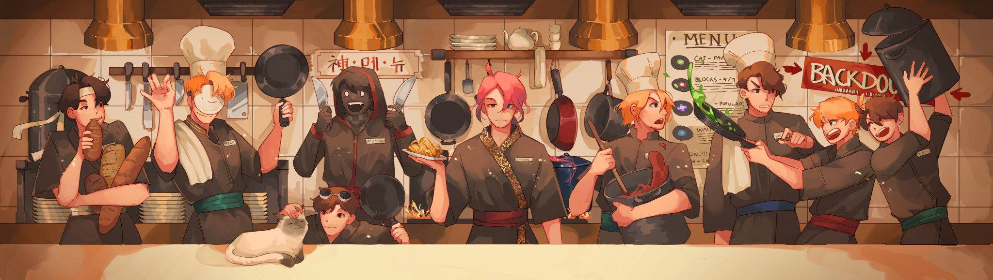 MCYT Cooking Chefs Wallpaper