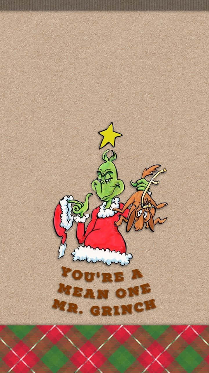 Mean One Mr Grinch Embroidery Design Wallpaper