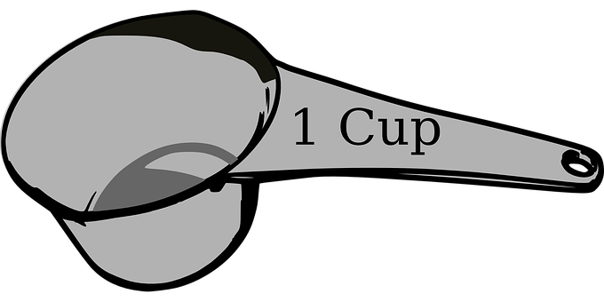 Measuring Cup Graphic PNG