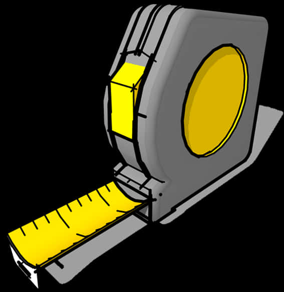 Measuring Tape Illustration PNG