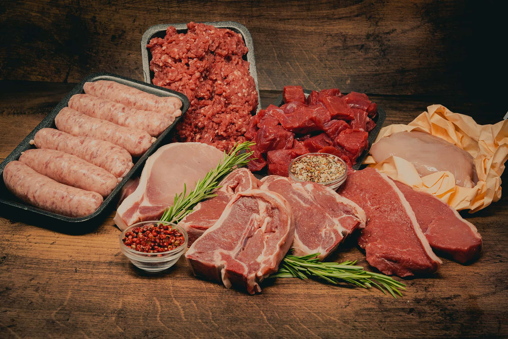 Download High-Quality Image of Assorted Meats | Wallpapers.com