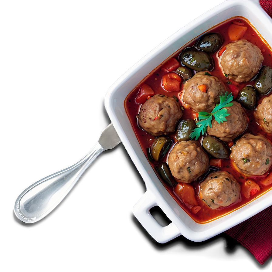 Meatball And Bean Stew Png 06242024 PNG