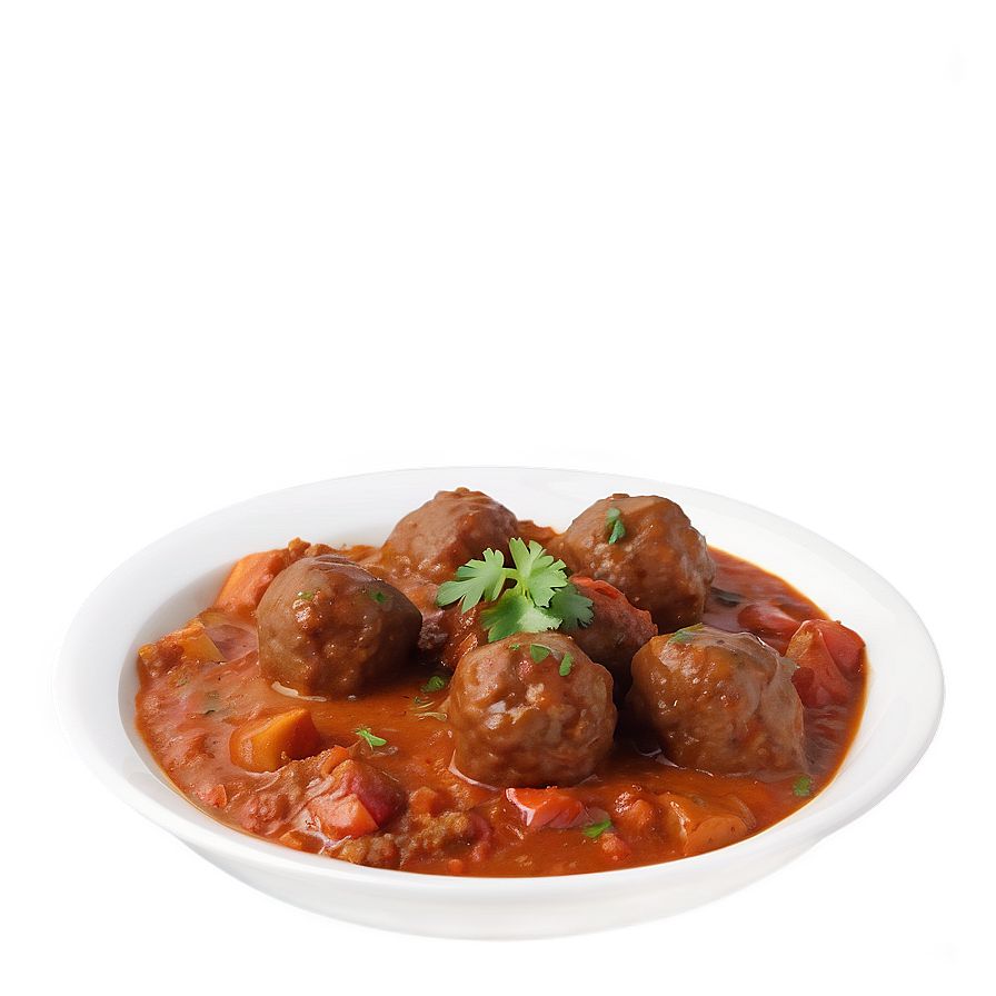 Meatball Curry Feast Png Qmt PNG