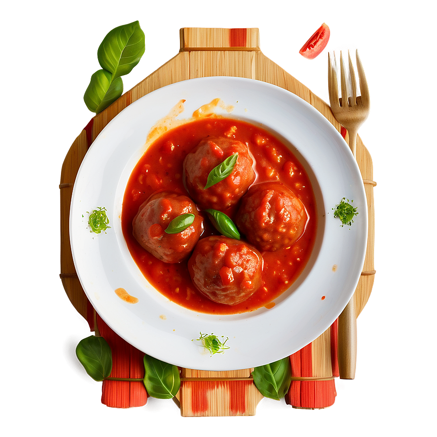 Meatball In Tomato Sauce Png Ivv75 PNG