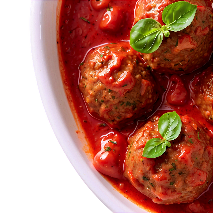 Meatball In Tomato Sauce Png Thf99 PNG