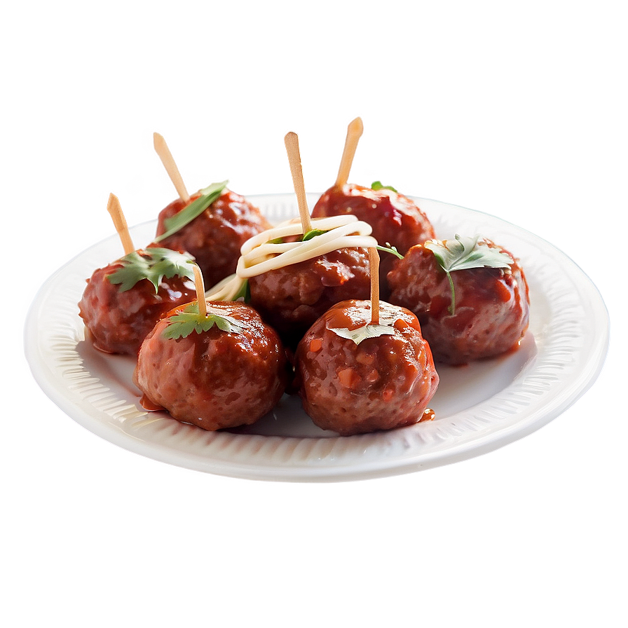 Meatball Party Platter Png Ksk80 PNG