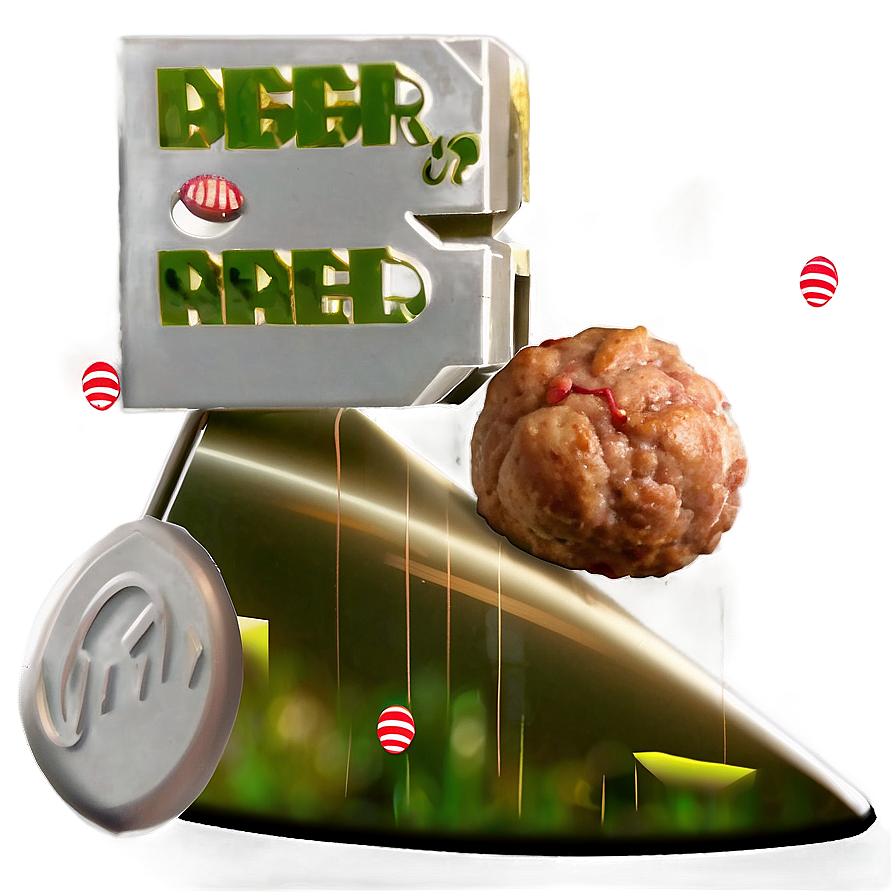 Meatball Pinball Machine Art PNG