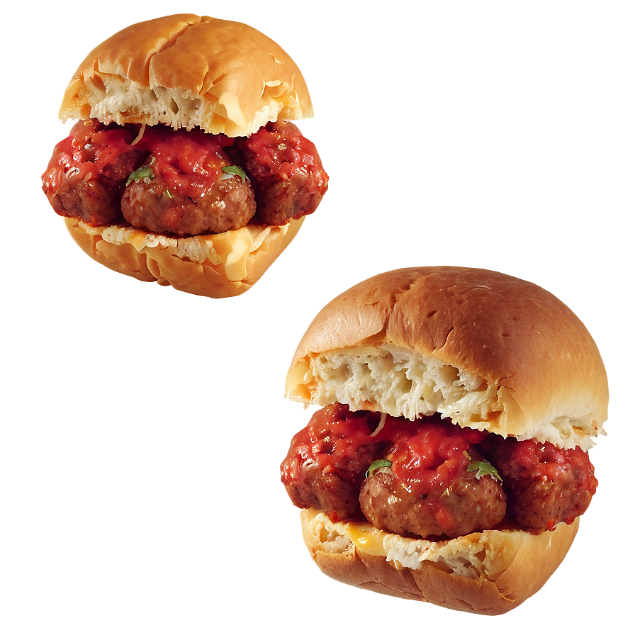 Meatball Slider Snack Png Hek49 PNG