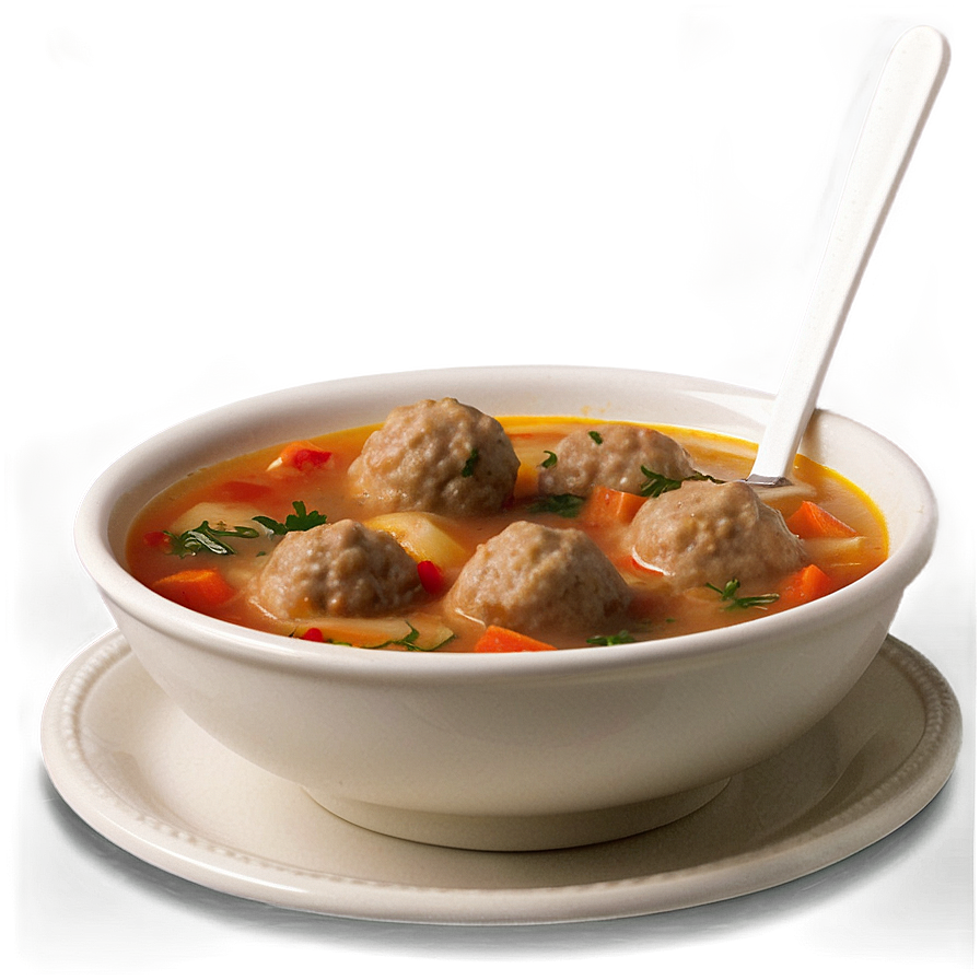 Meatball Soup Comfort Png Cfi PNG