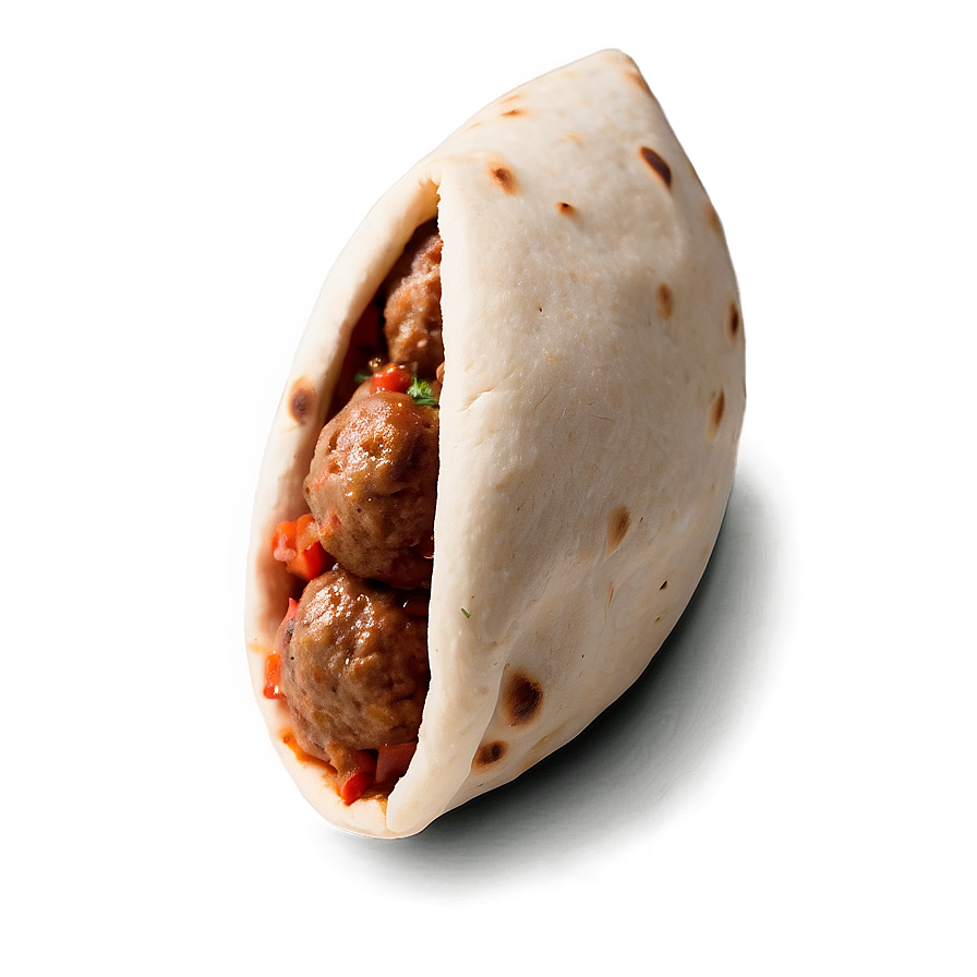 Meatball Wrap Delight PNG