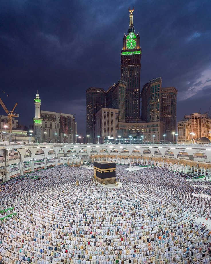 Capturandola Santidad De La Kaaba En La Meca.