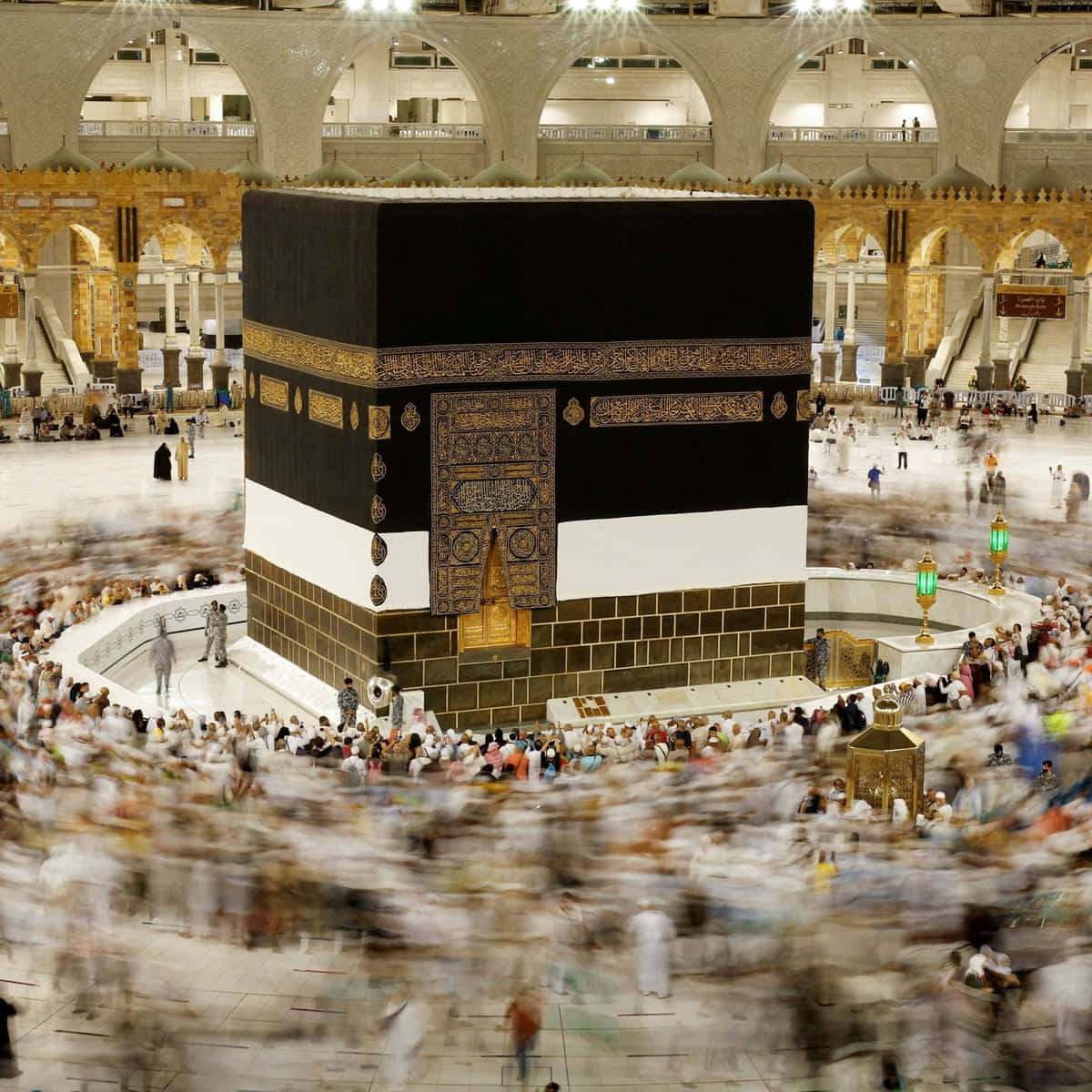 Lagrande Moschea Di Mecca, Arabia Saudita