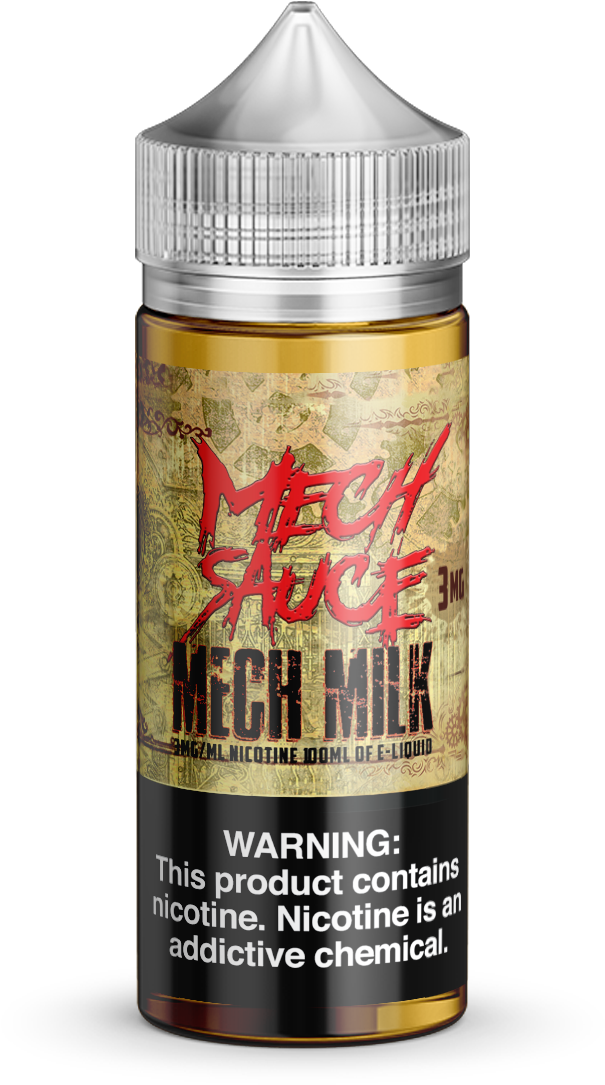 Mech Sauce E Liquid Bottle PNG