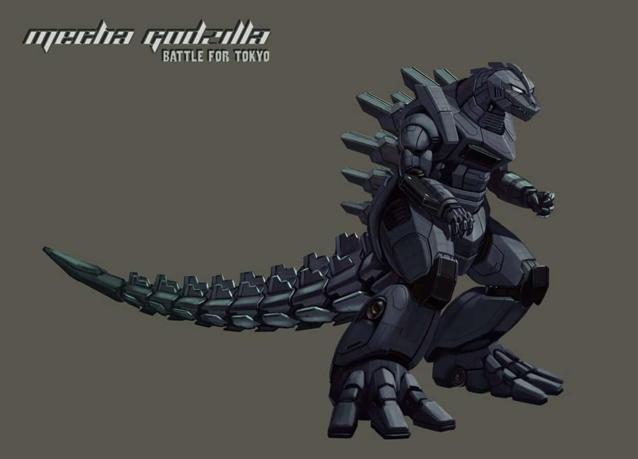 Mechagodzilla, the ultimate titan, ready for battle Wallpaper