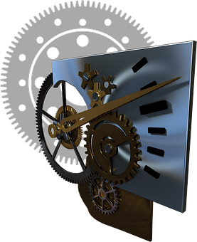 Mechanical Clockwork Gears PNG