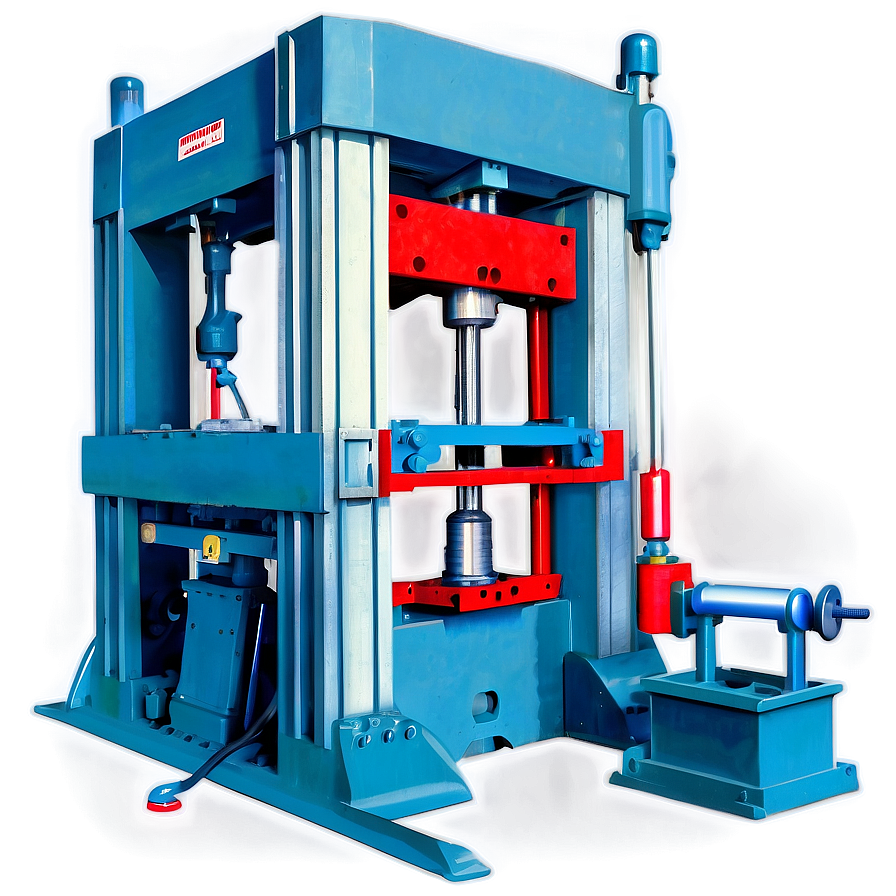 Mechanical Hydraulic Press Machine Png 06242024 PNG