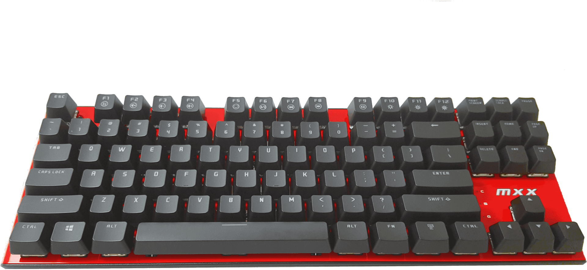 Mechanical Keyboard Red Base PNG