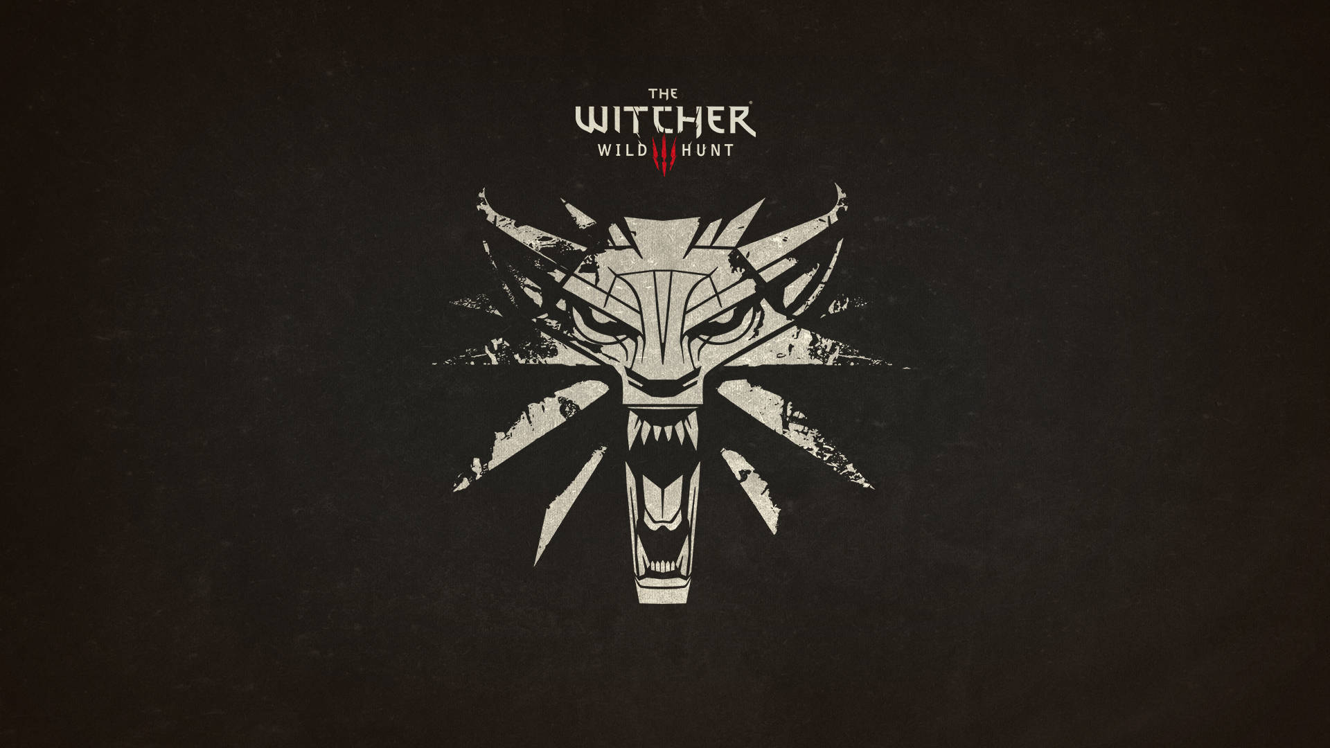 "The Medallion of Geralt of Rivia, a witcher featured in The Witcher 3." Wallpaper