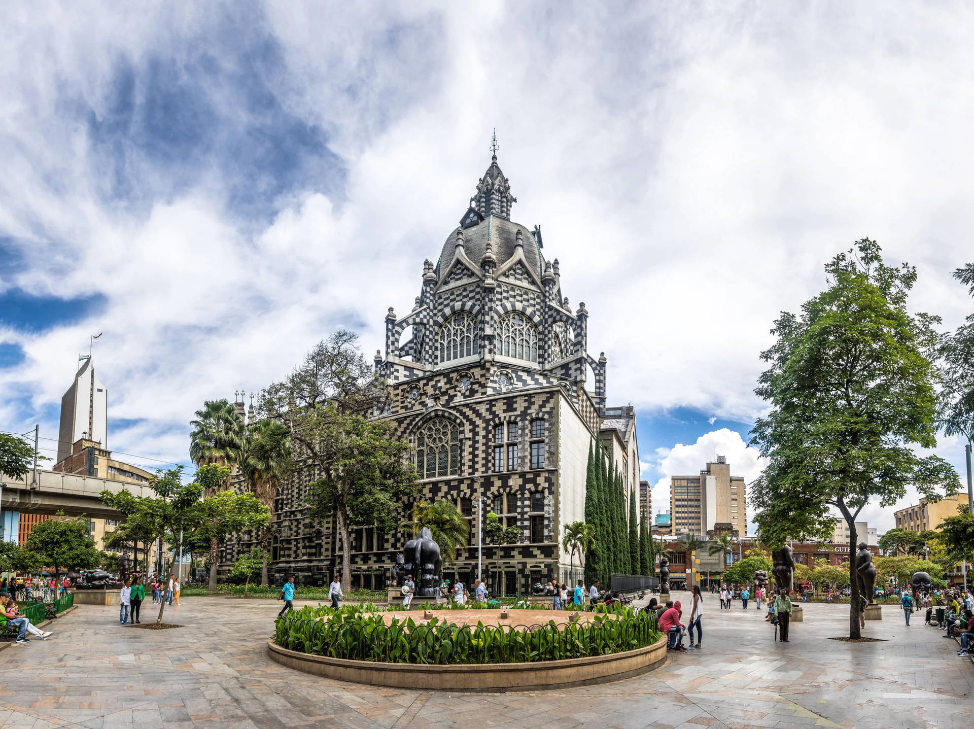 Medellin Palace Of Culture Wallpaper