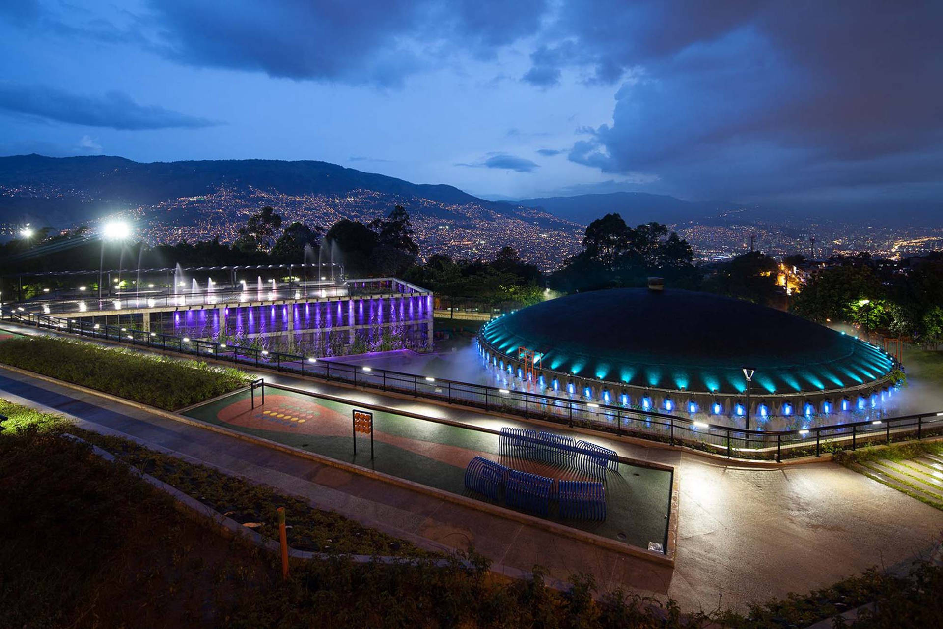 Medellín Parque Uva Sfondo