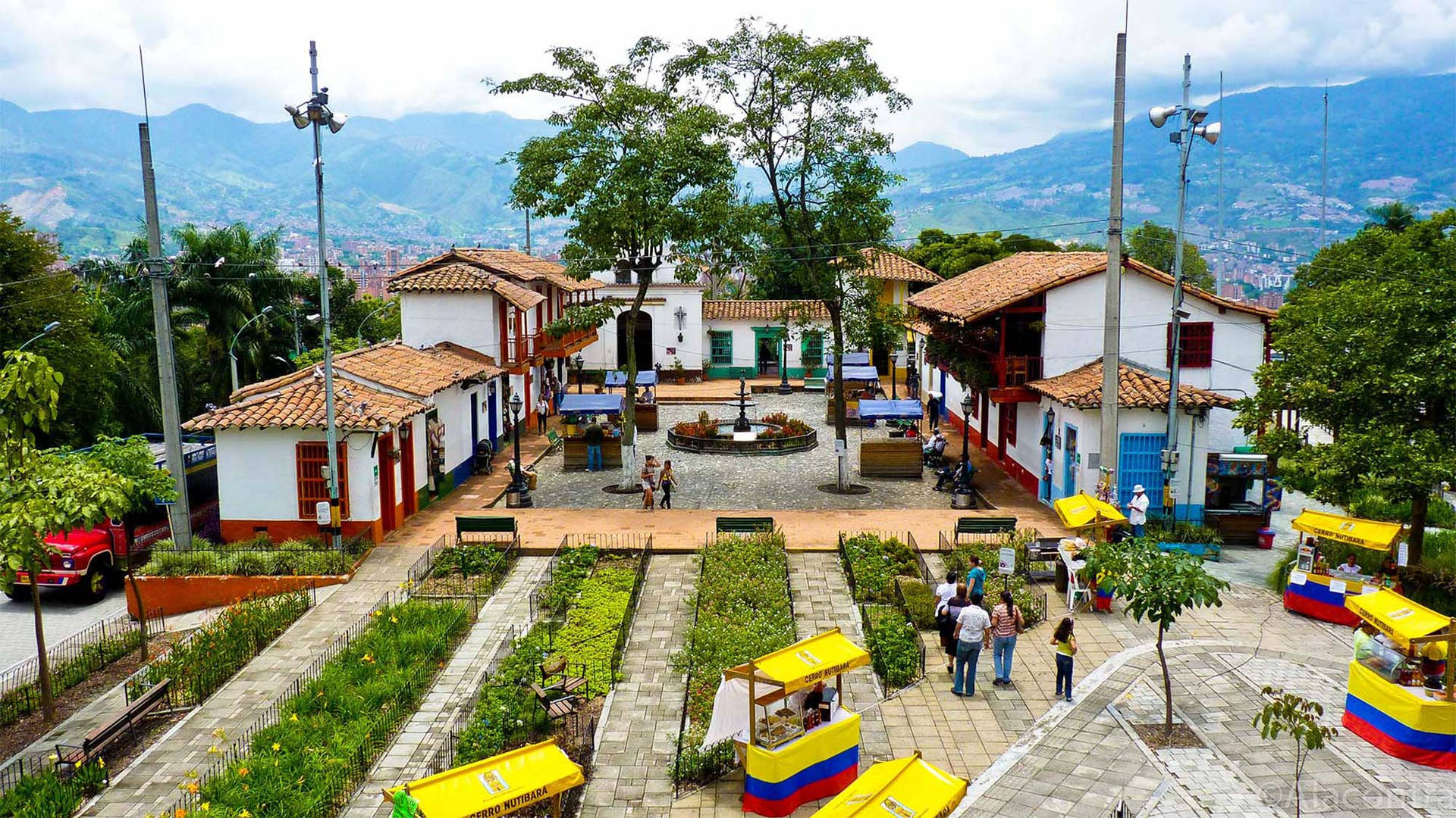 Medellín Pueblito Paisa Sfondo