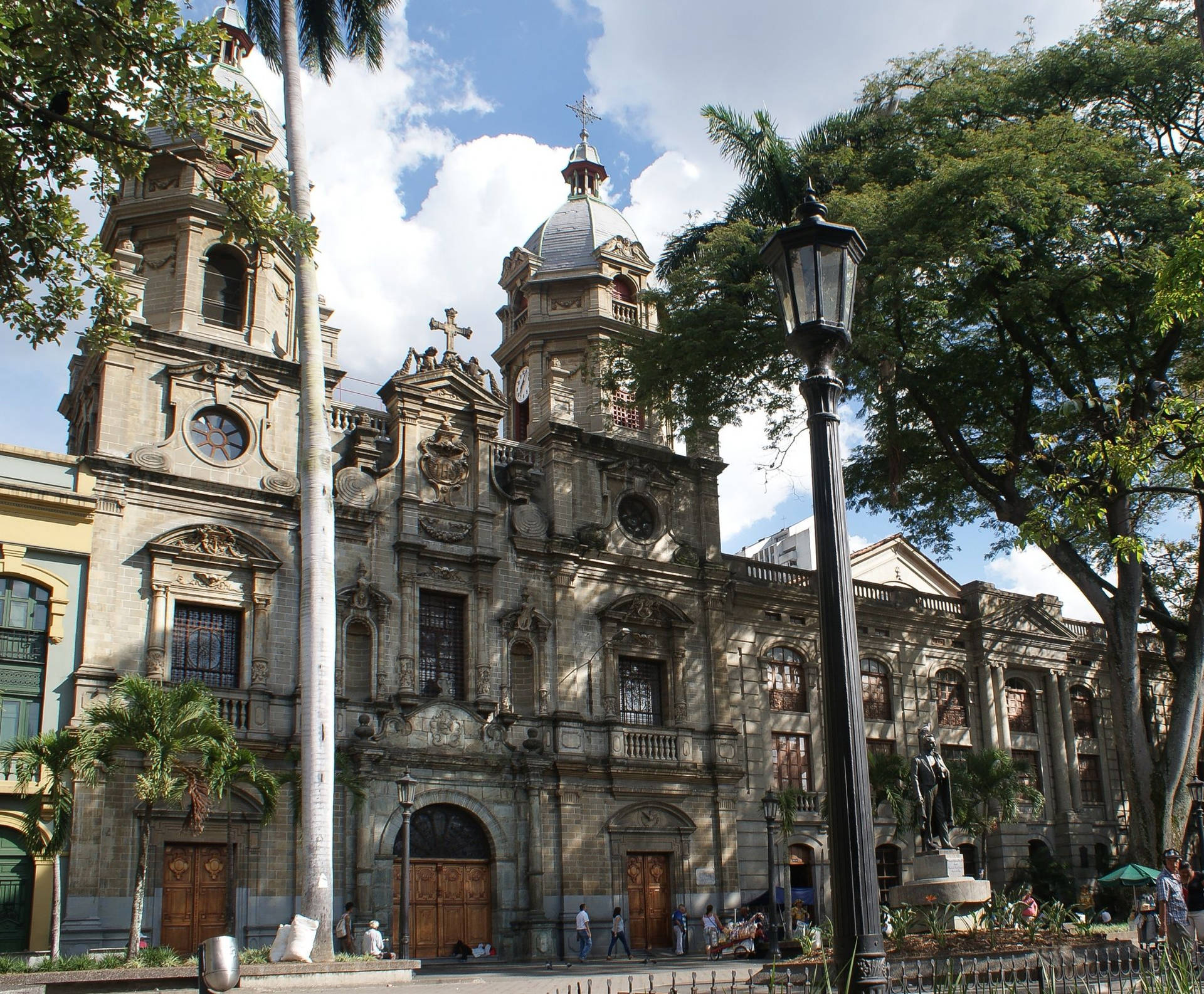 Medellin Chiesa Di San Ignacio Sfondo