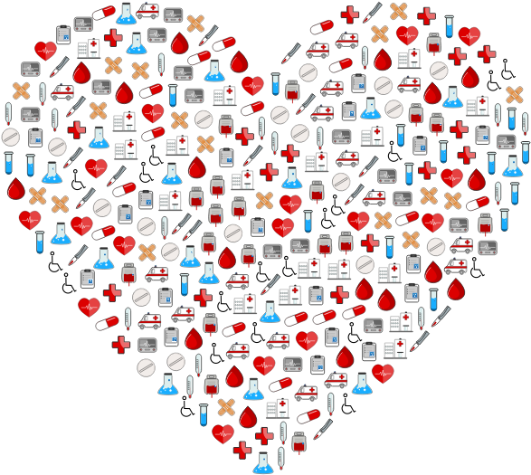 Medical Icons Heart Shape PNG