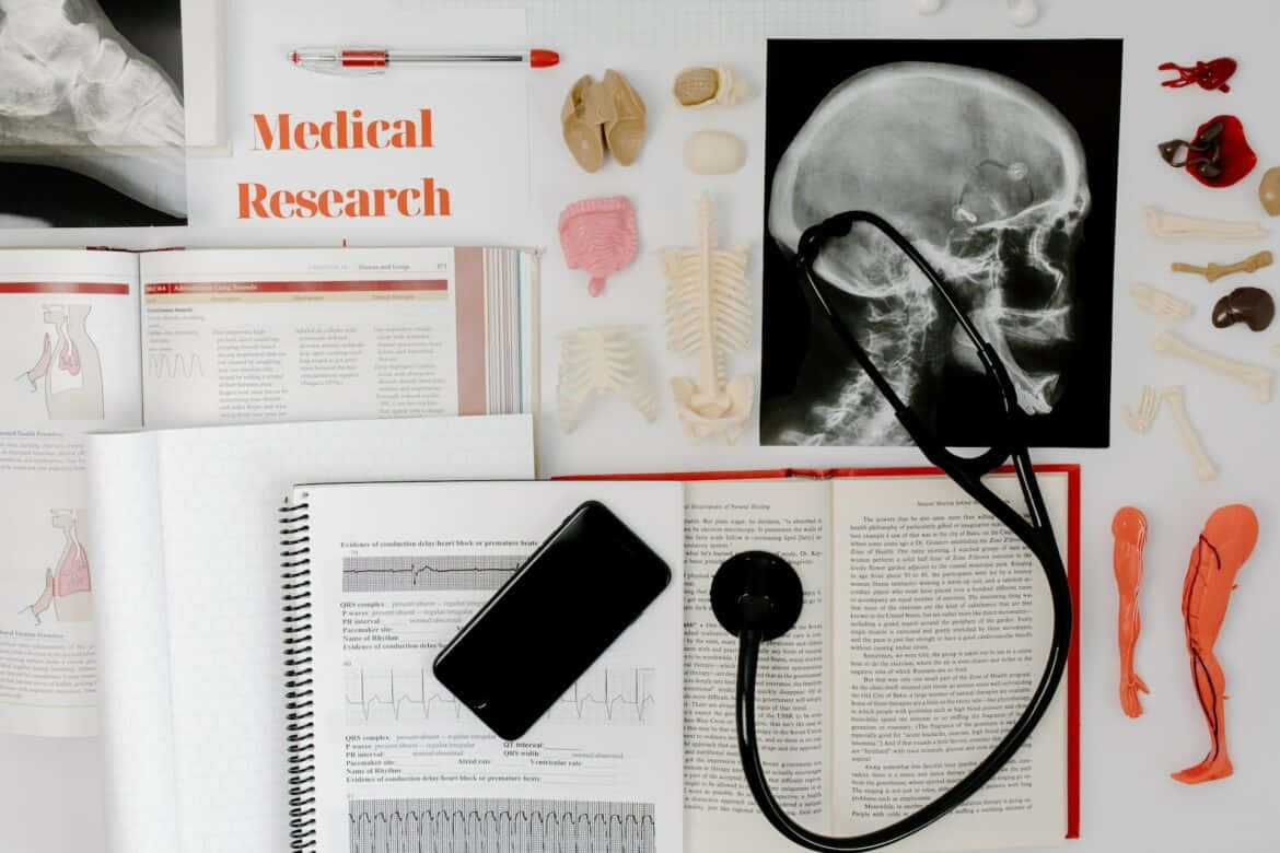 Medical Researchand Study Materials Wallpaper
