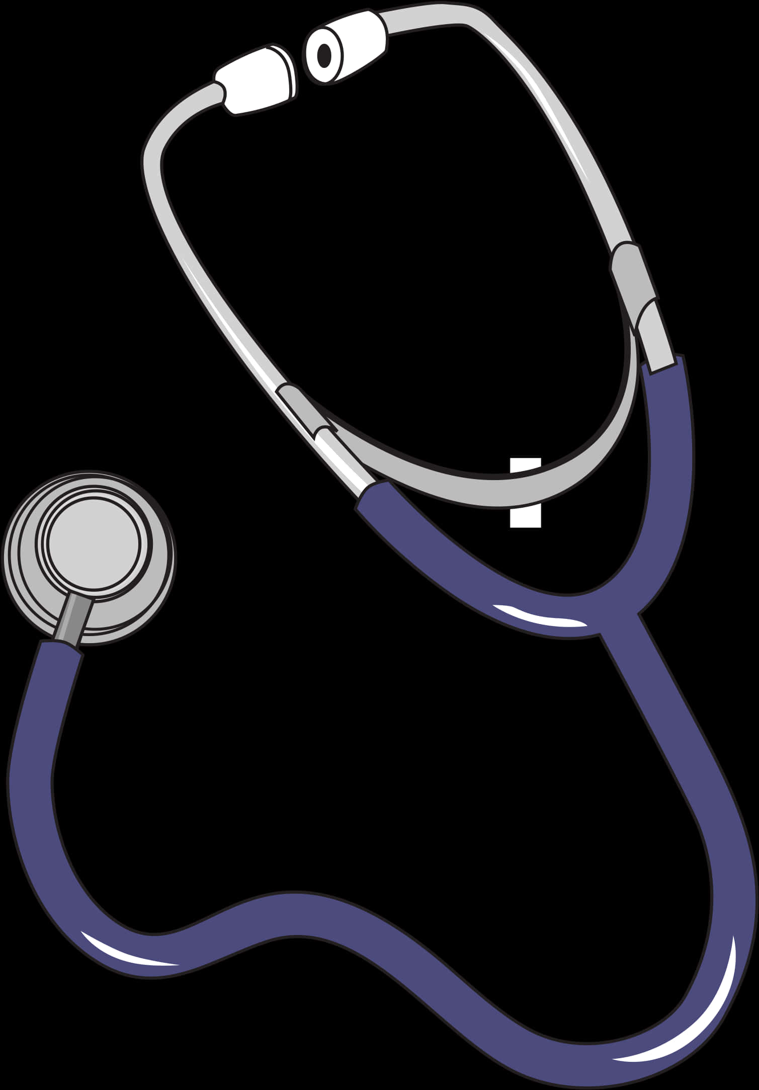 Medical Stethoscope Vector Illustration PNG