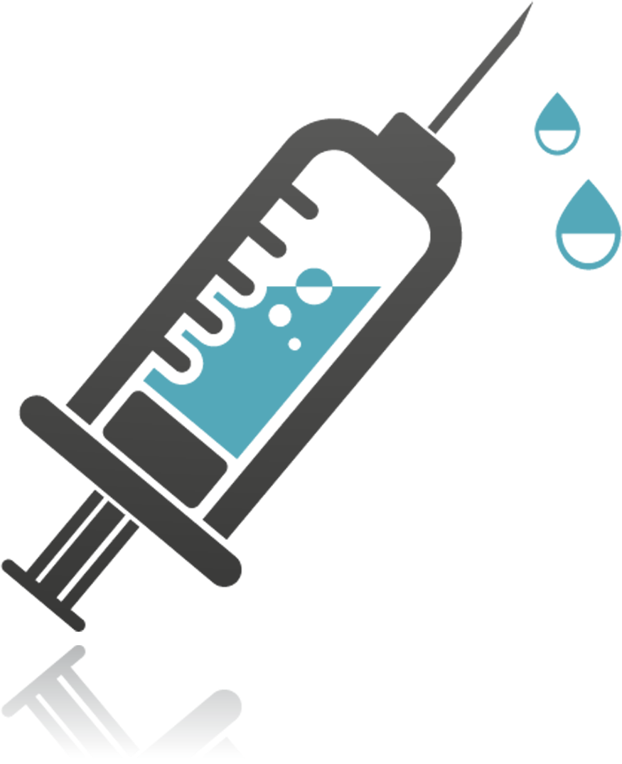 Medical Syringe Vector Illustration PNG