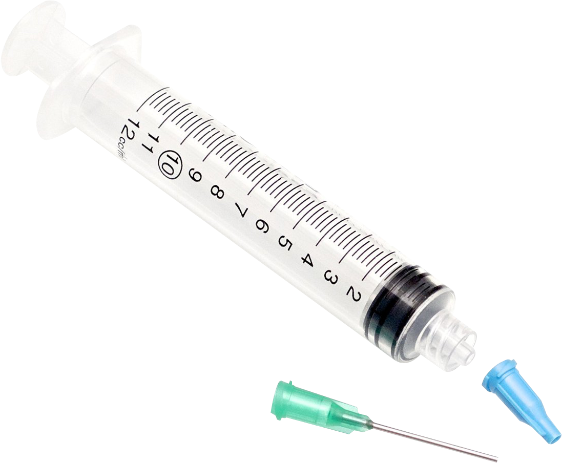 Medical Syringeand Needle PNG