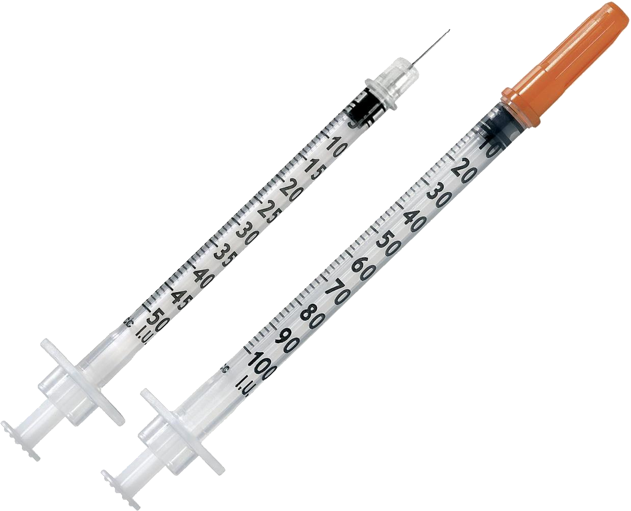 Medical Syringes Transparent Background PNG