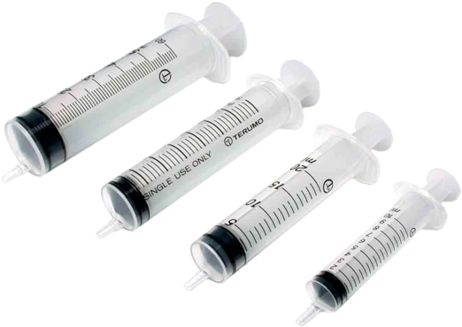 Medical Syringes Transparent Background PNG