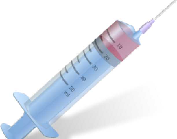 Medical Syringewith Pink Liquid PNG