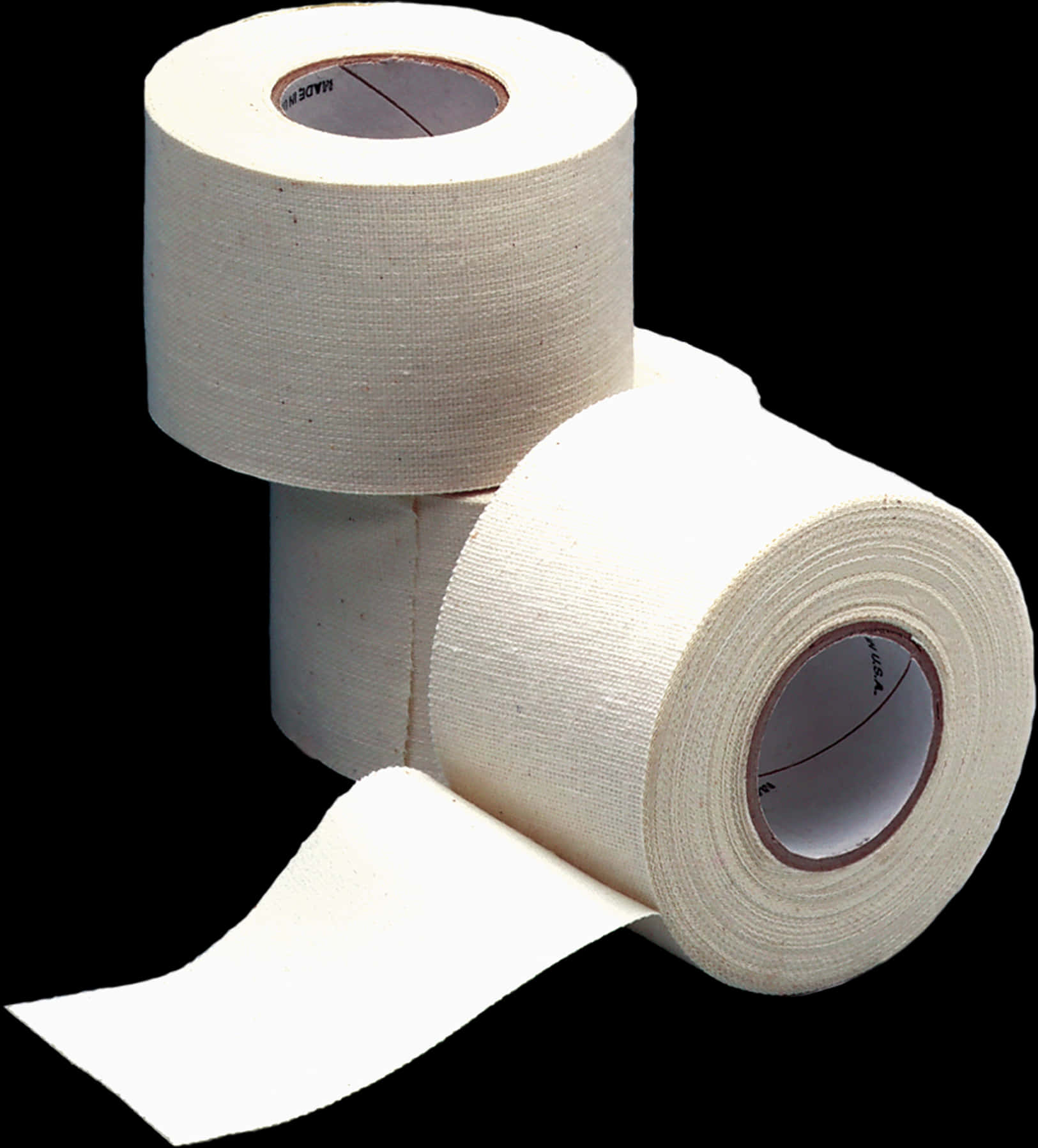 Medical Tape Rolls Isolated PNG