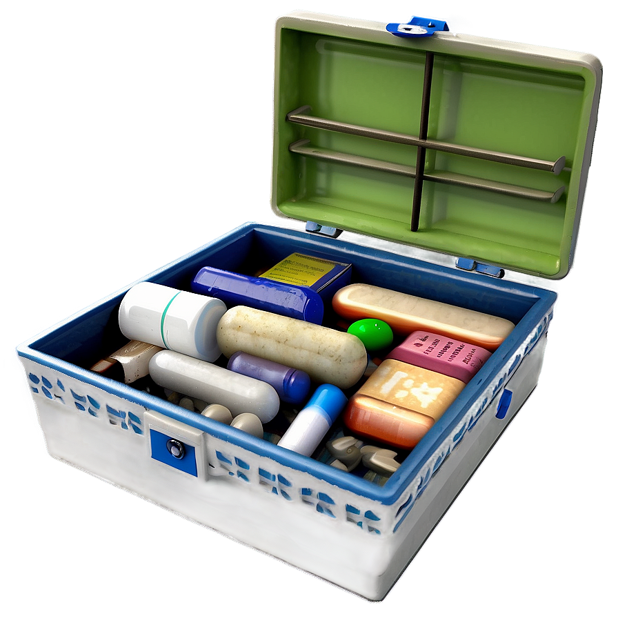 Medicine Box Png Sxk PNG