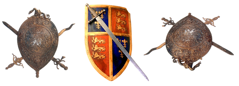 Medieval Armor Shieldsand Swords PNG