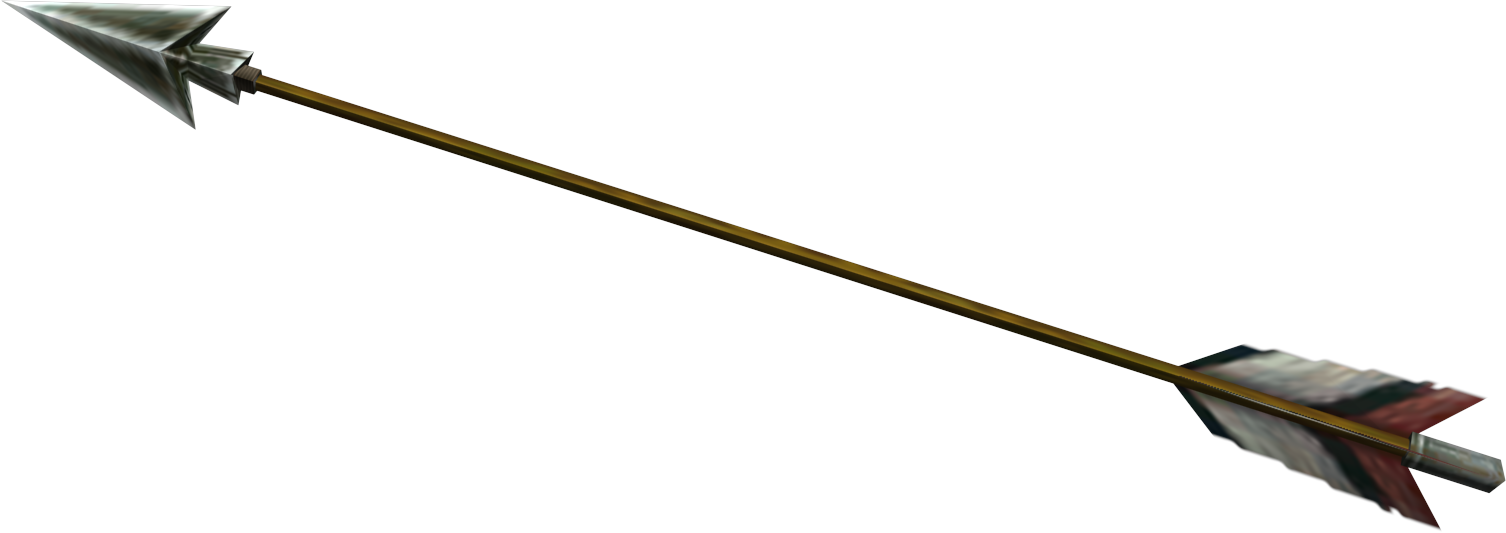 Medieval Arrow3 D Model PNG