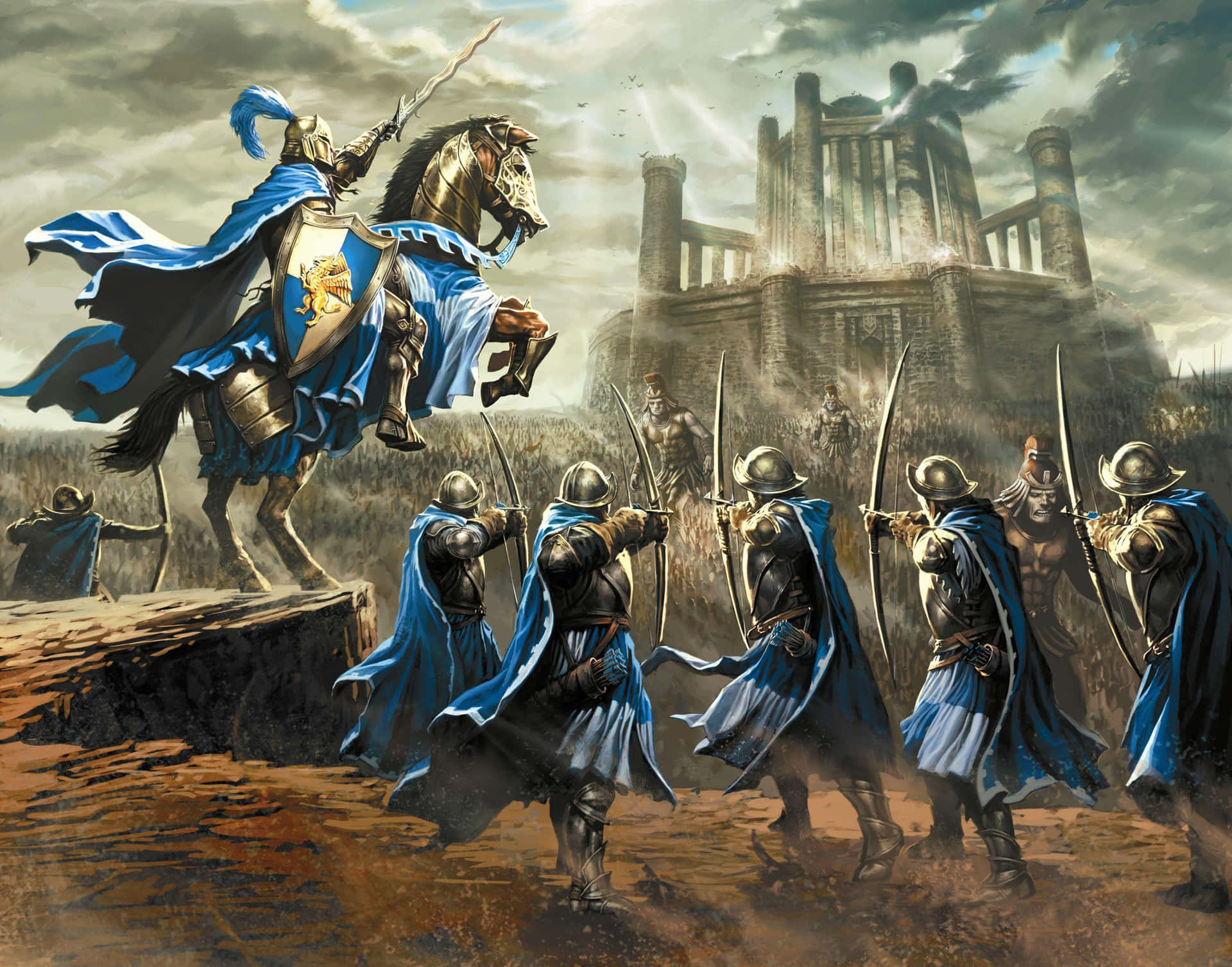 Medieval Battle Charge Wallpaper